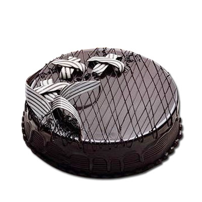"Round shape Double Chocolate cake - 1kg - Click here to View more details about this Product